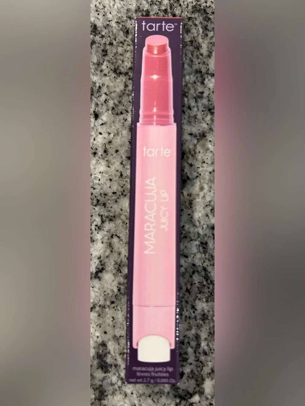 New in Box Tarte Maracuja Juicy Lip Balm 0.095 oz